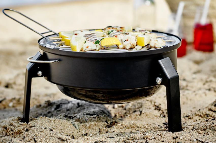 Korpon Portable Charcoal Grill by IKEA 