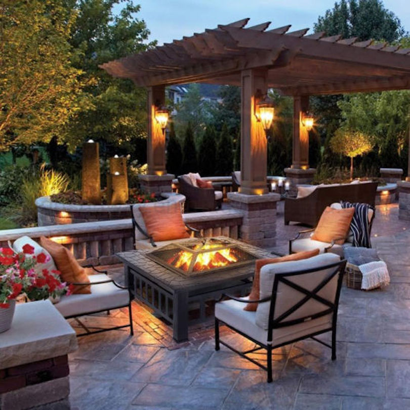 Two-In-One Fire Pit & BBQ