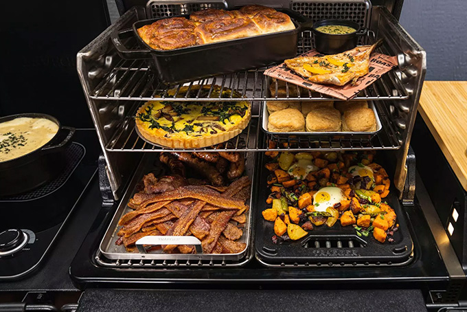 Food grilled with Traeger Timberline Pellet Grill 
