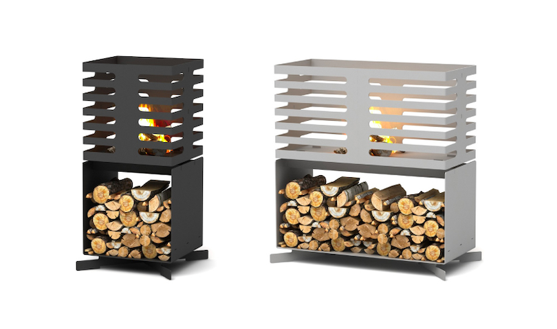 Low Table Grill Wood Racks 