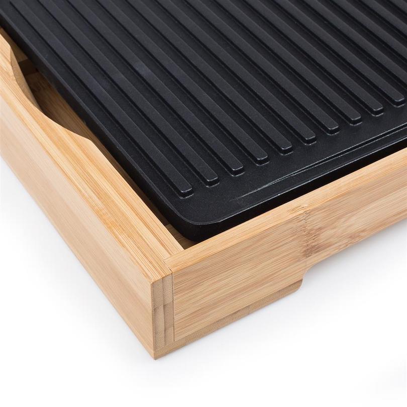 Griddle of Tristar bamboo grill 