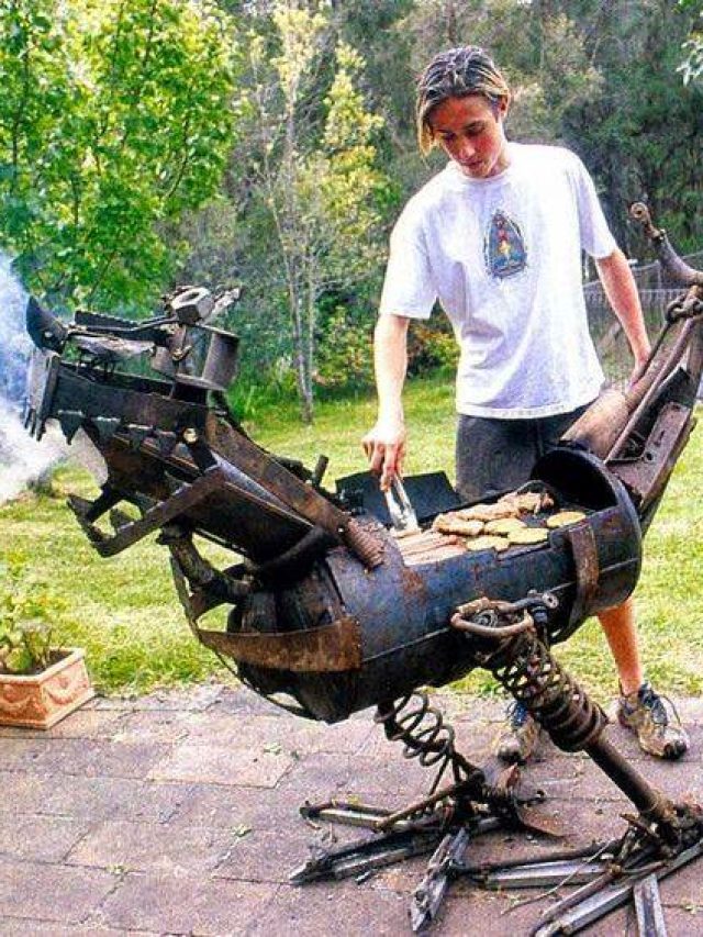 Eccentric BBQs Made Using Recycled Car Parts