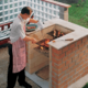 DIY Brick Barbecue